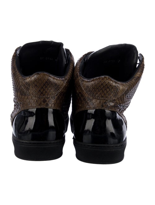 Louis Vuitton Snakeskin Animal Print Sneakers