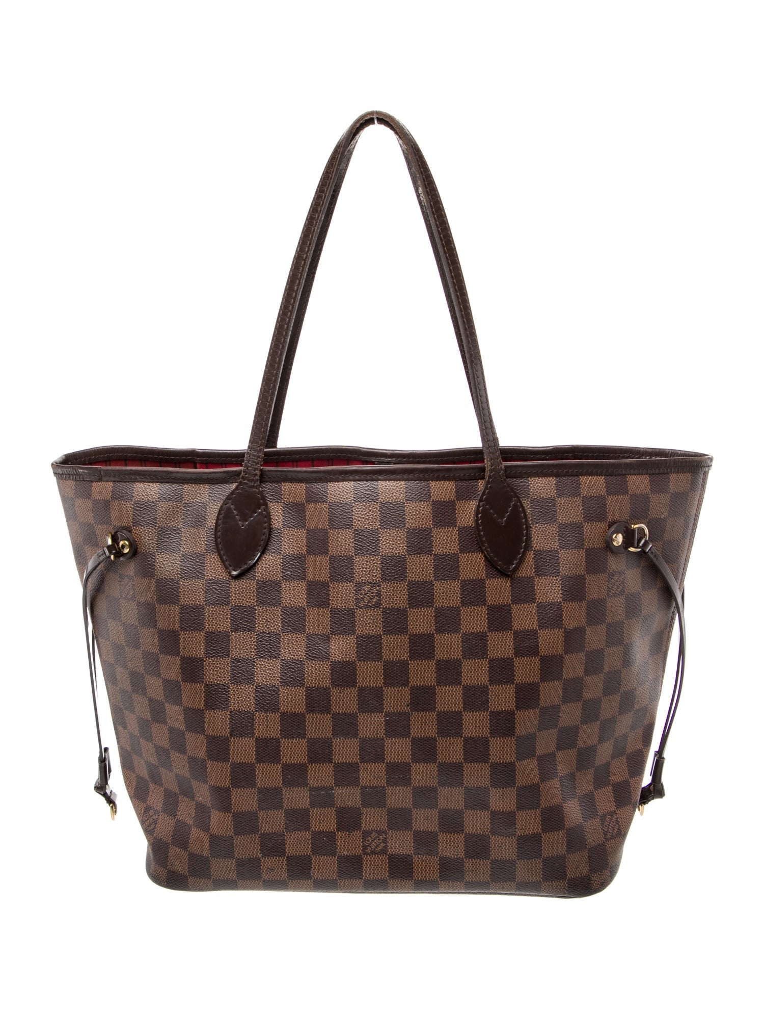 Louis Vuitton Damier Ebene Neverfull w/Pouch MM
