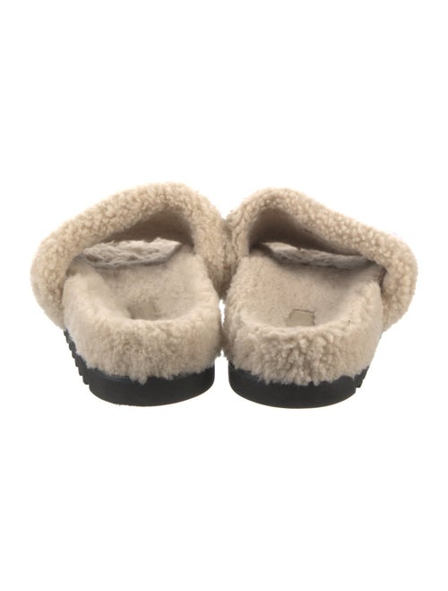 Louis Vuitton Shearling Printed Slides