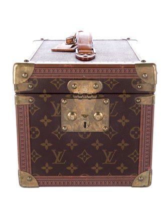 Louis Vuitton Monogram Boite Flacons Vanity Trunk Train Case