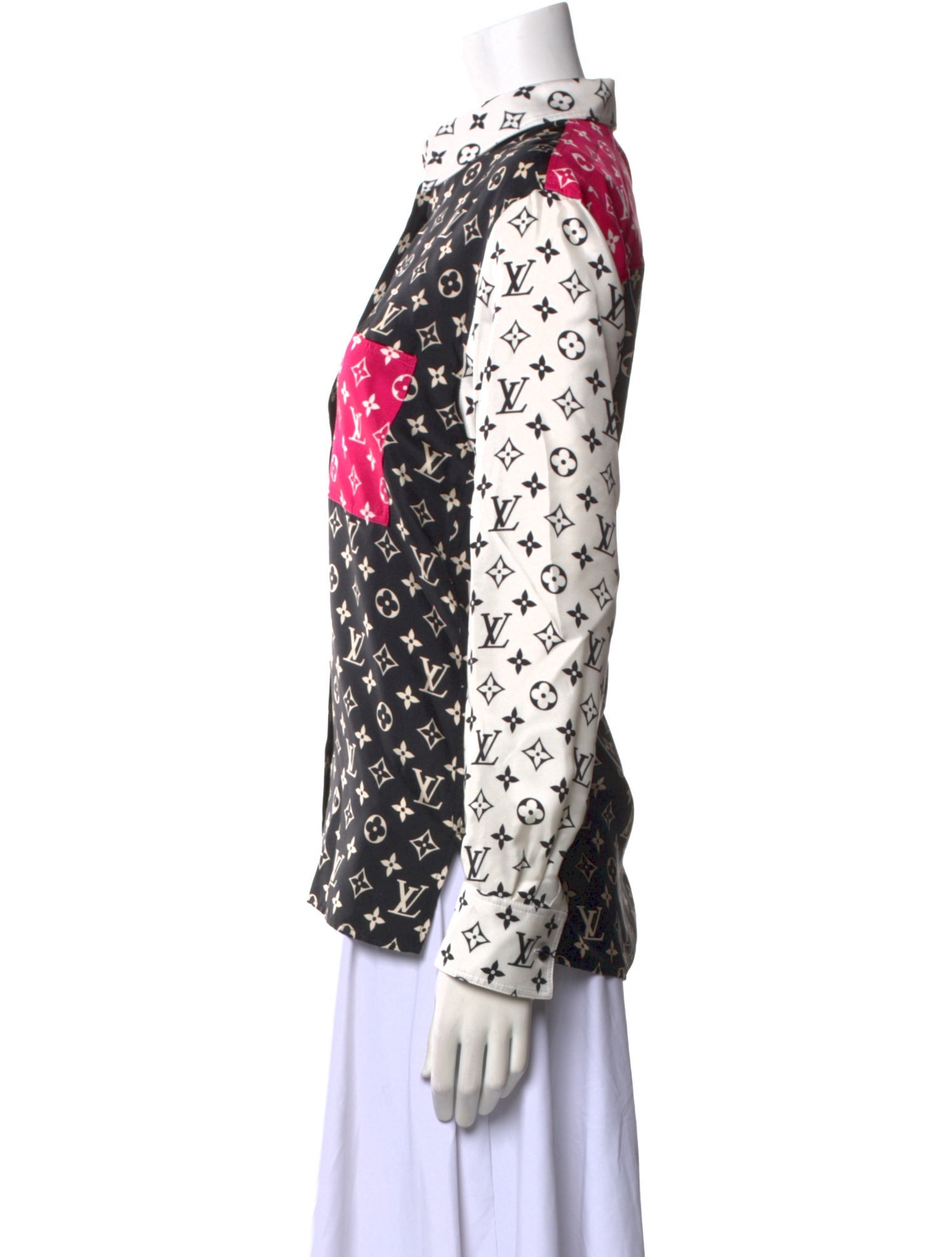 Louis Vuitton 2022 Silk Button-Up Top w/ Tags