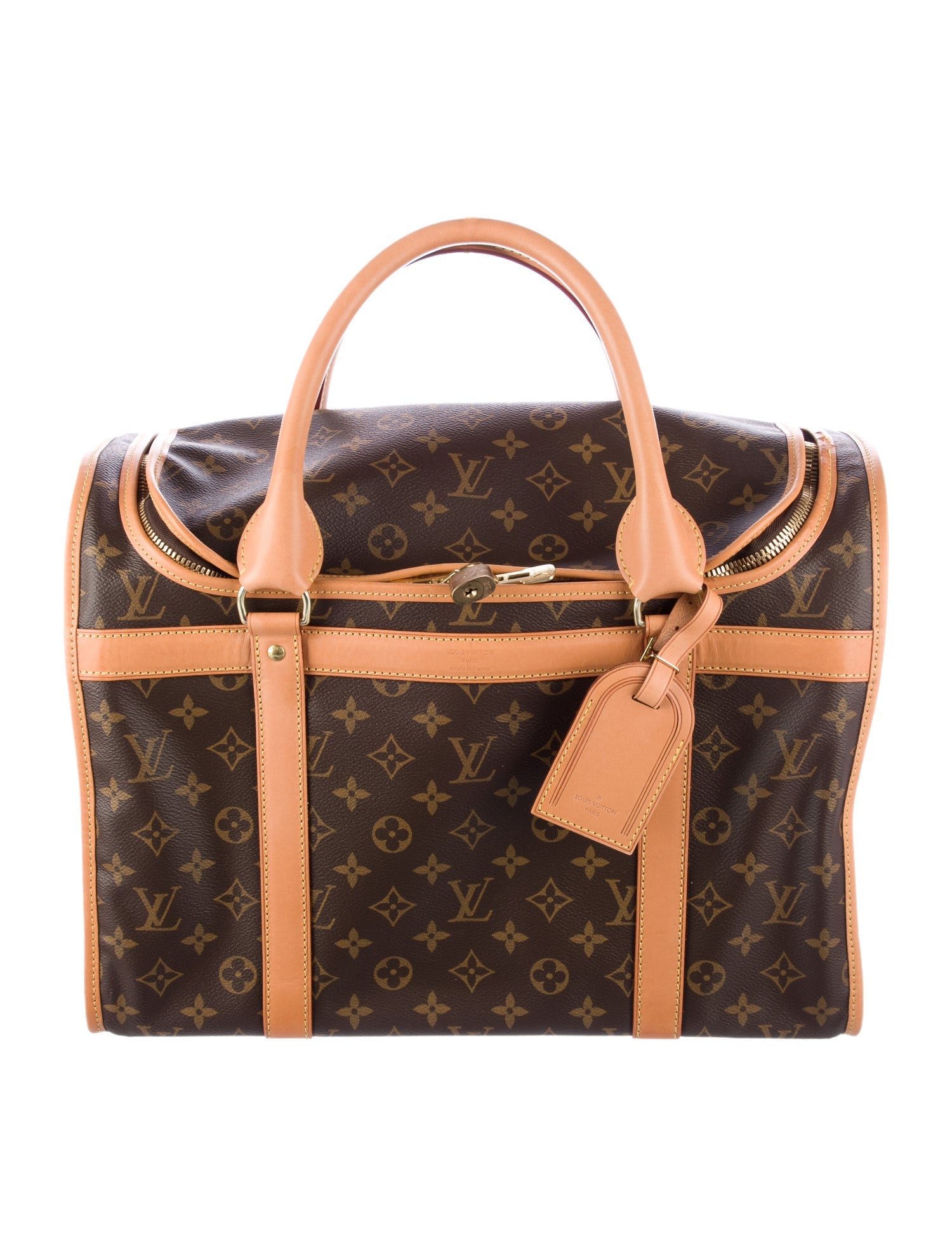 Louis Vuitton Monogram Sac Chien 40 Pet Carrier