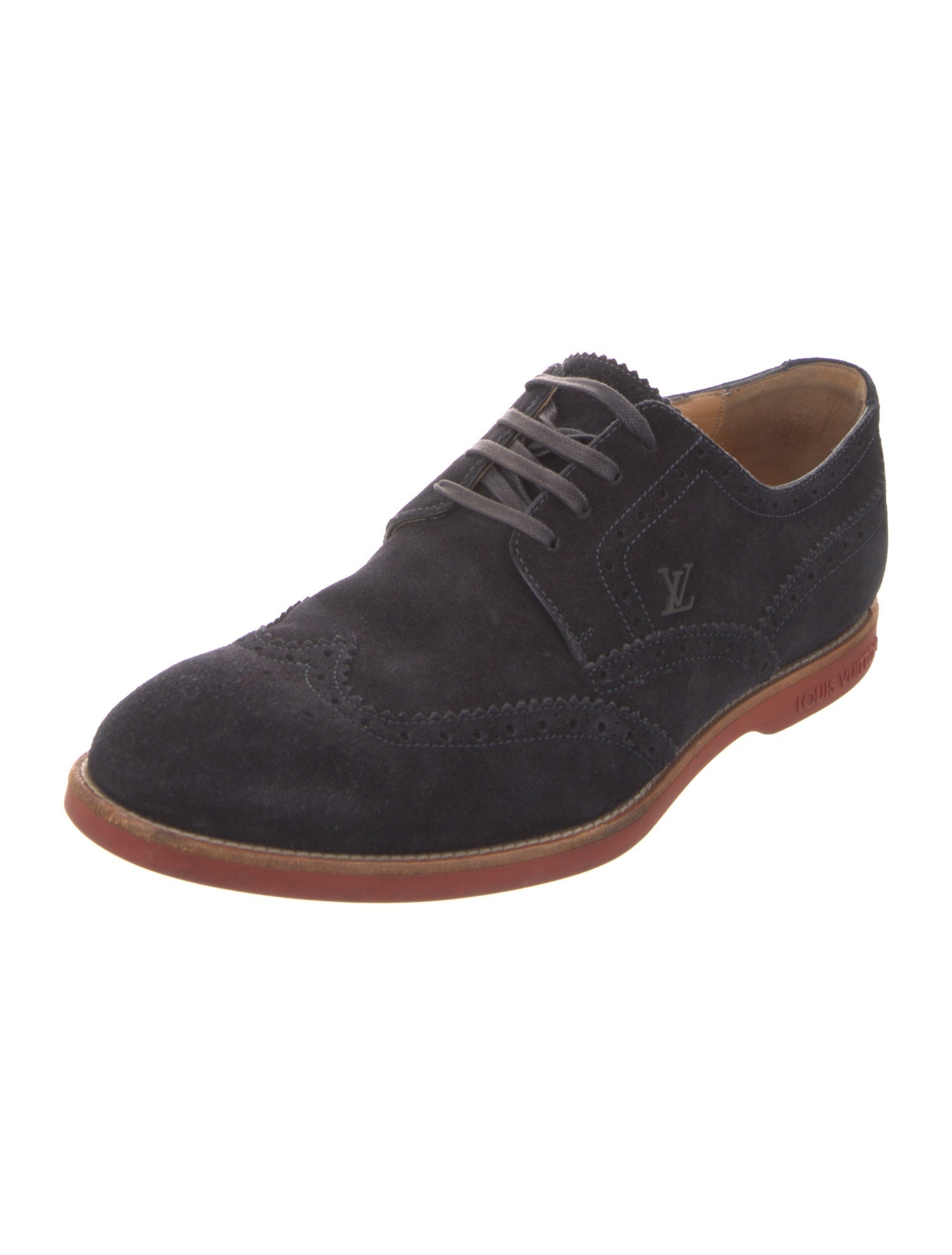 Louis Vuitton Suede Brogues