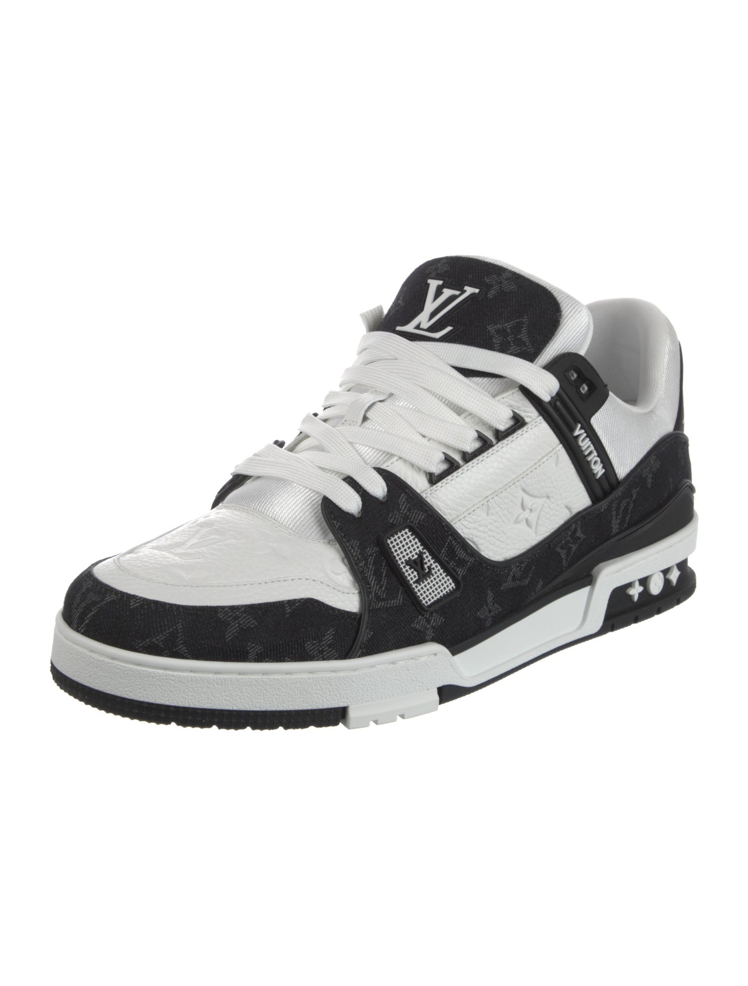 Louis Vuitton Monogram Pattern Leather Sneakers