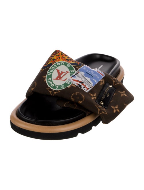 Louis Vuitton Monogram Pattern Nylon Slides