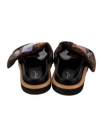 Louis Vuitton Monogram Pattern Nylon Slides