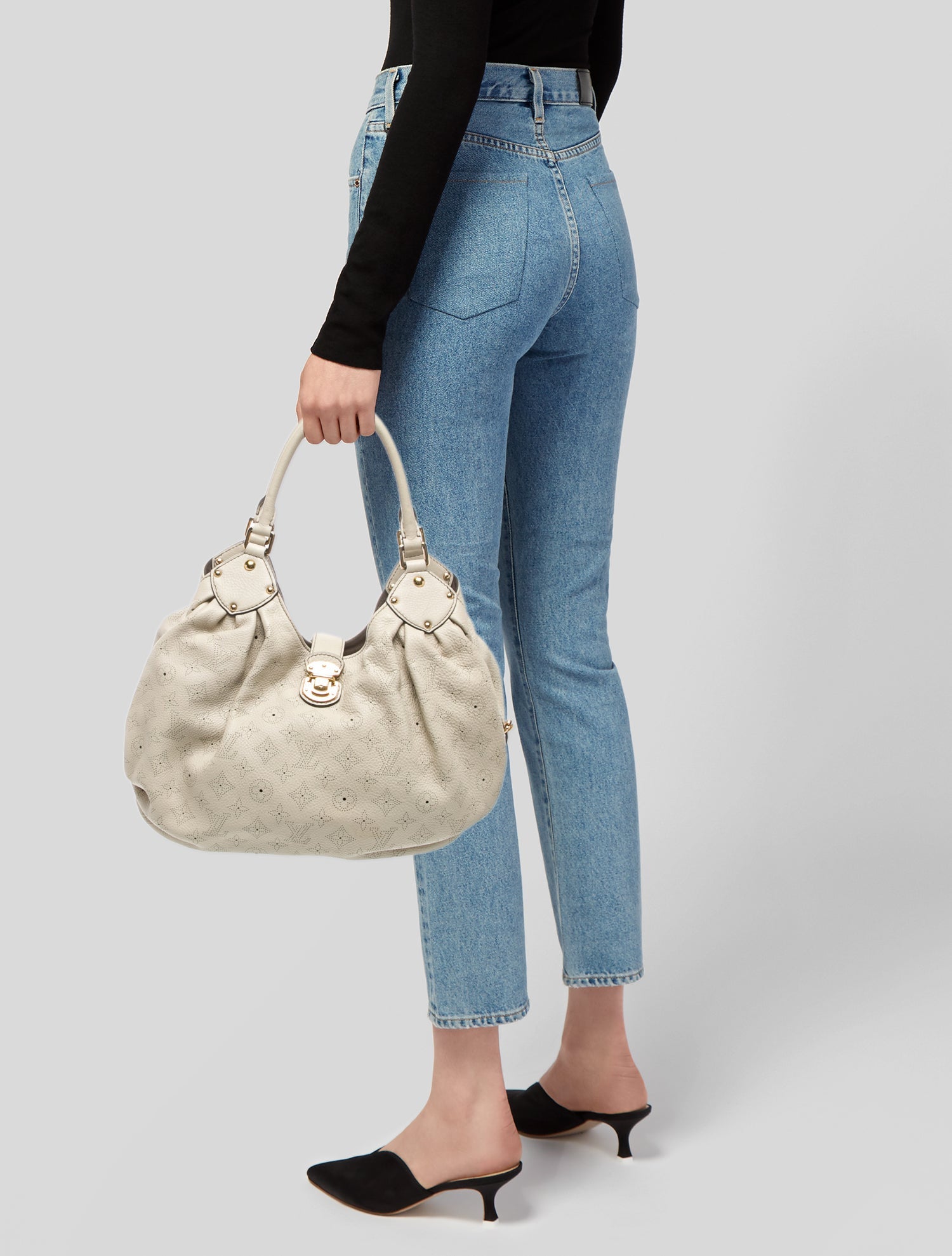 Louis Vuitton Perforated Monogram Mahina XL