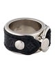 Louis Vuitton Monogram Eclipse Berg Band Ring