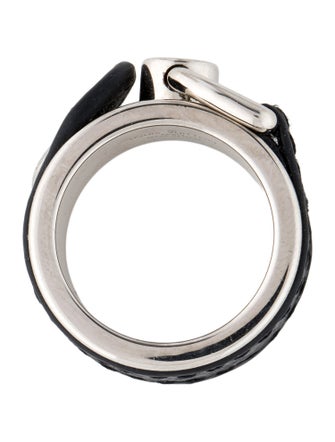 Louis Vuitton Monogram Eclipse Berg Band Ring