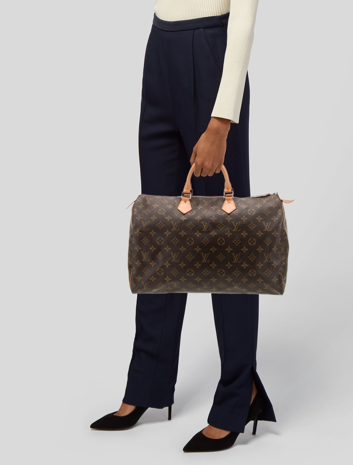 Louis Vuitton LV Monogram Speedy 40 Vintage