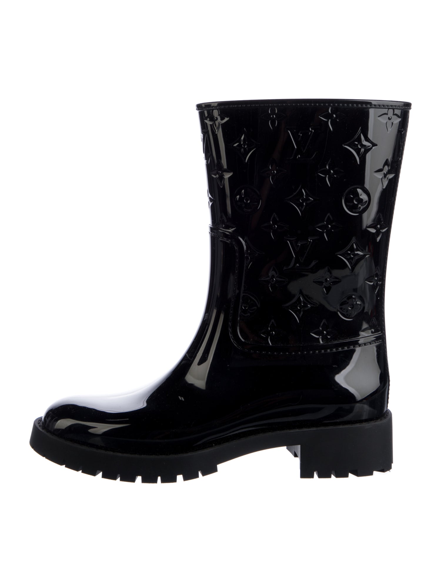 Louis Vuitton LV Monogram Rubber Rain Boots