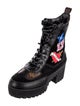 Louis Vuitton 2018 LV Monogram Combat Boots