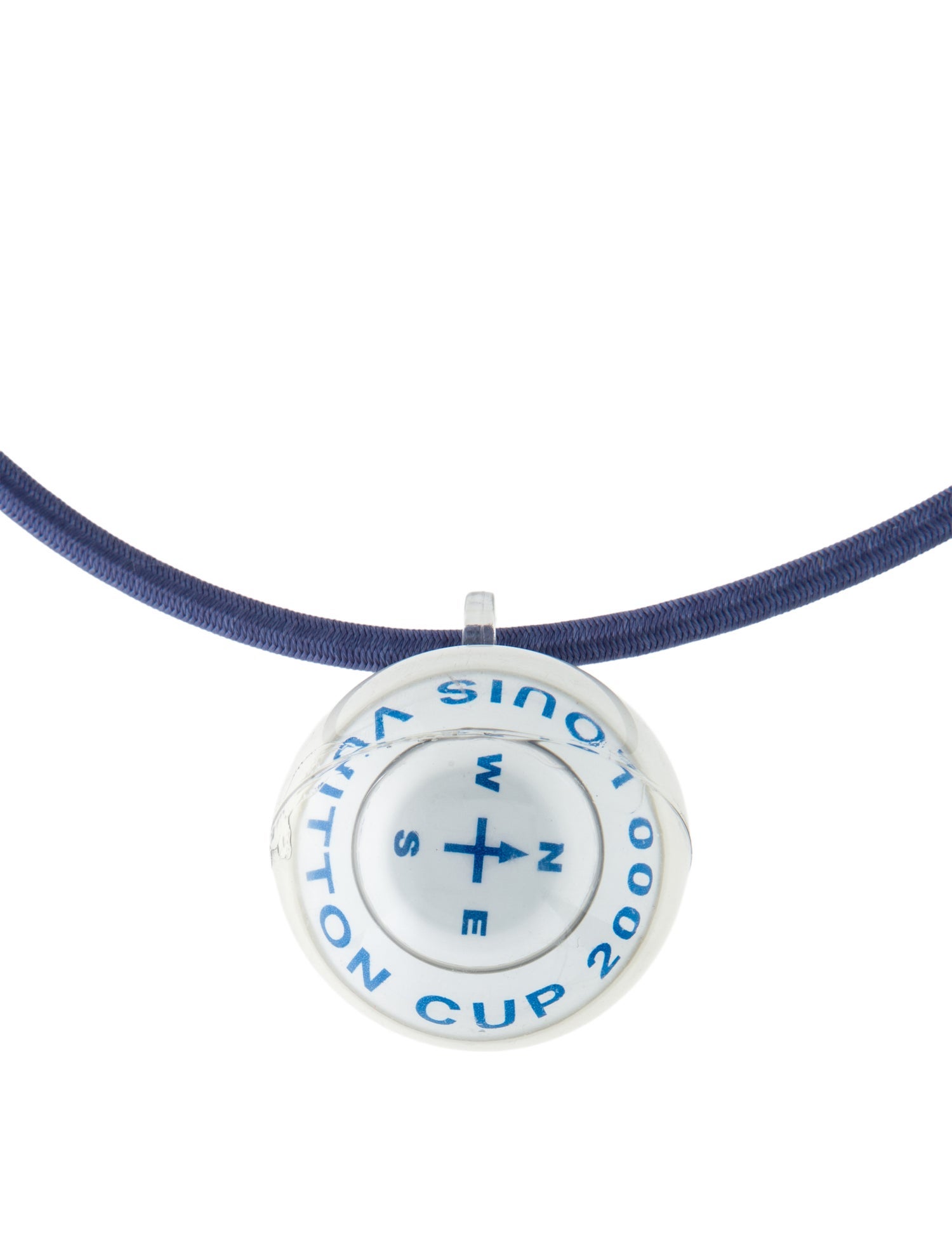 Louis Vuitton LV Cup 2000 Compass Pendant Necklace