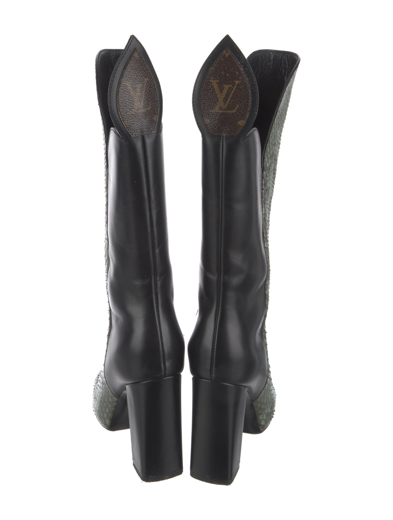 Louis Vuitton LV Monogram Leather Boots