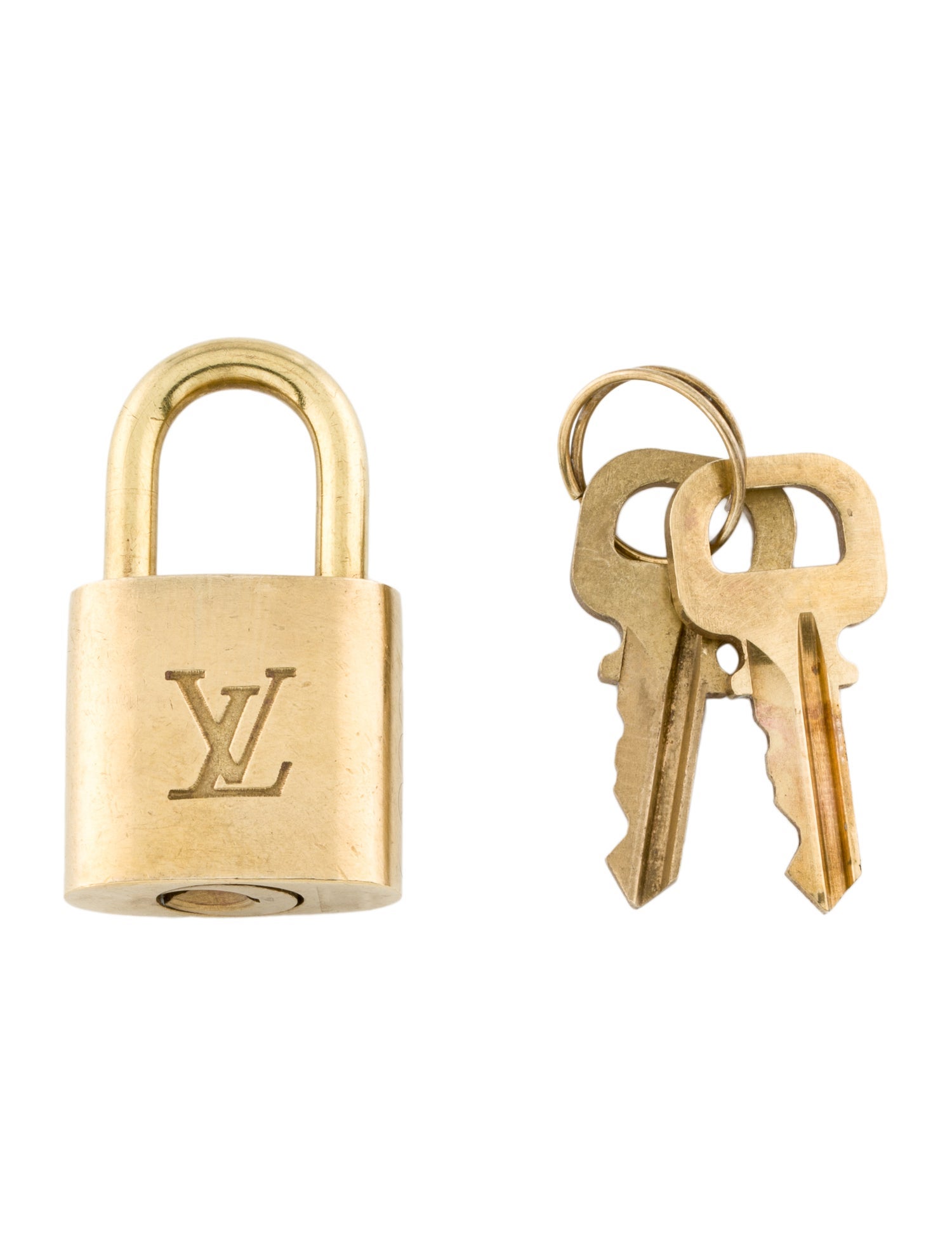 Louis Vuitton Louis Vuitton Brass Lock & Key Set