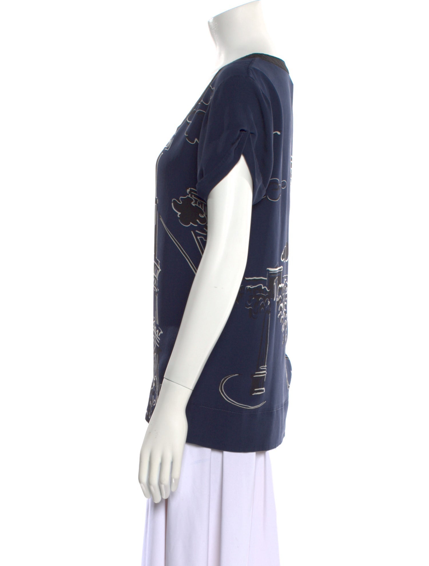 Louis Vuitton 2012 Silk T-Shirt