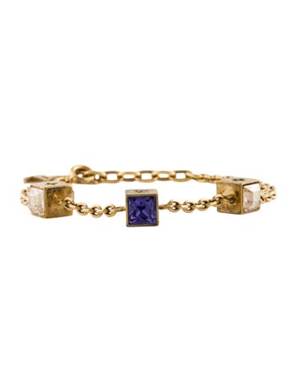 Louis Vuitton Crystal Gamble Station Bracelet