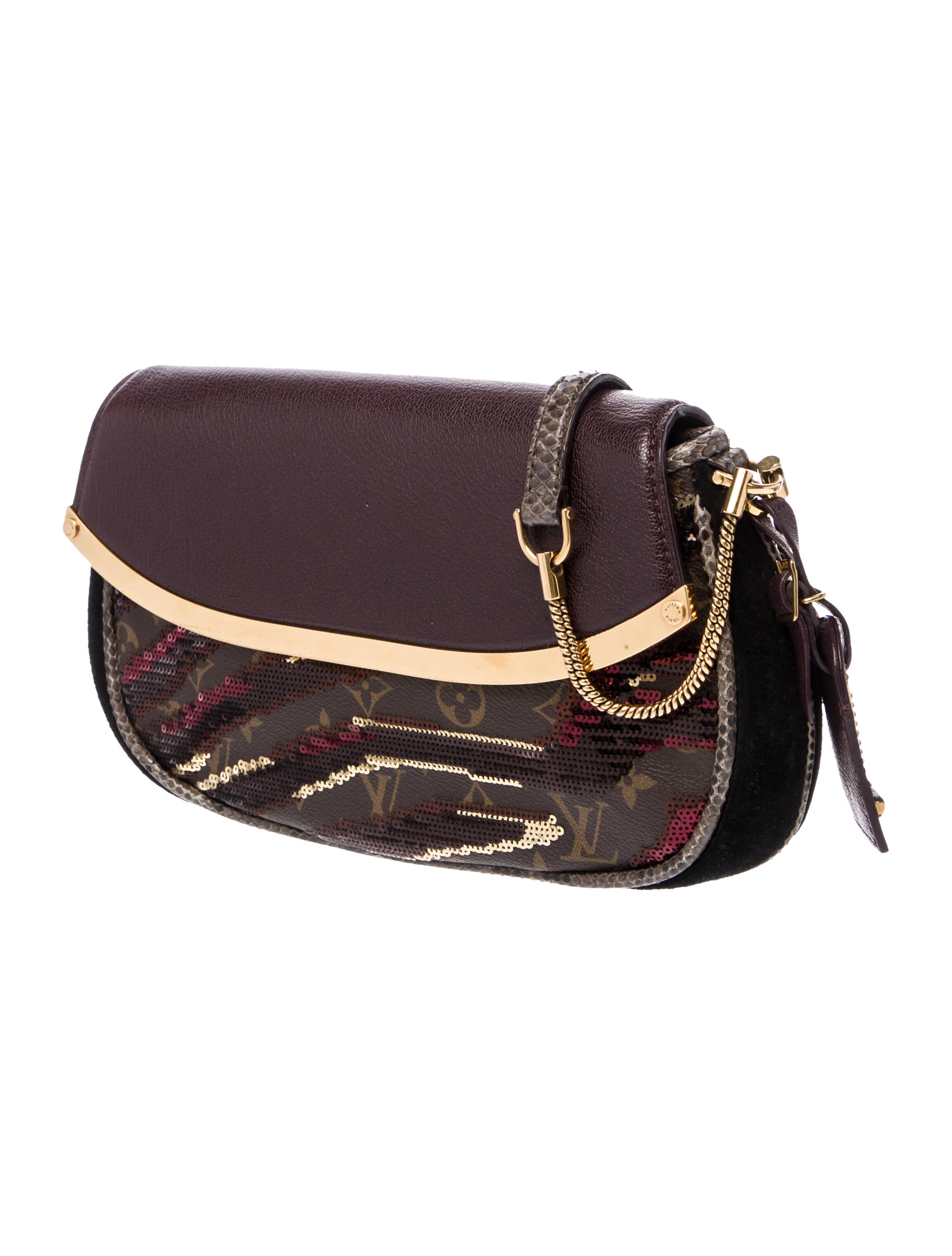 Louis Vuitton LV Monogram Savage Tiger Clutch Vintage