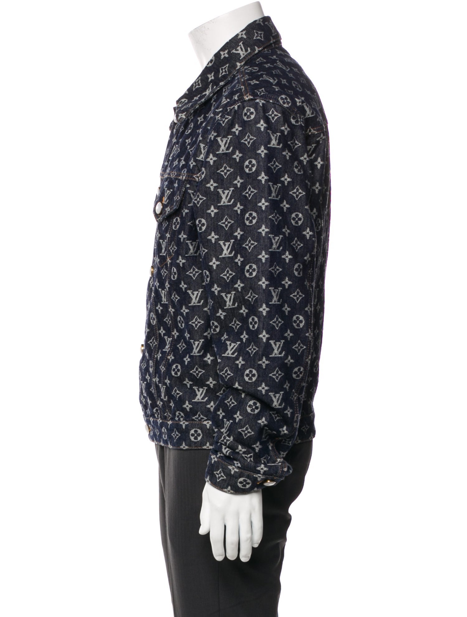 Louis Vuitton 2024 Monogram Pattern Trucker Jacket