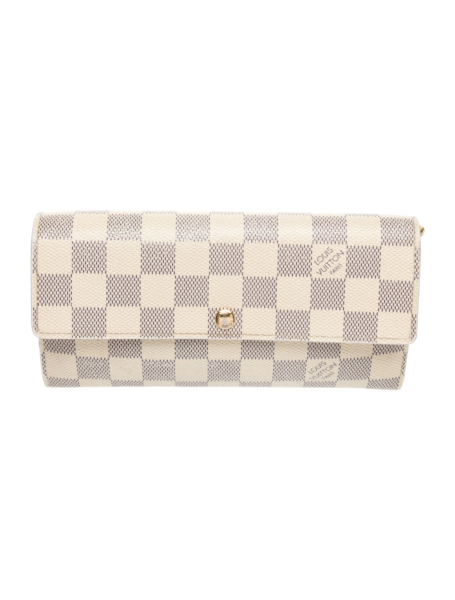 Louis Vuitton 2013 Damier Azur Pattern Sarah Wallet