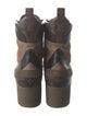 Louis Vuitton LV Monogram Suede Combat Boots