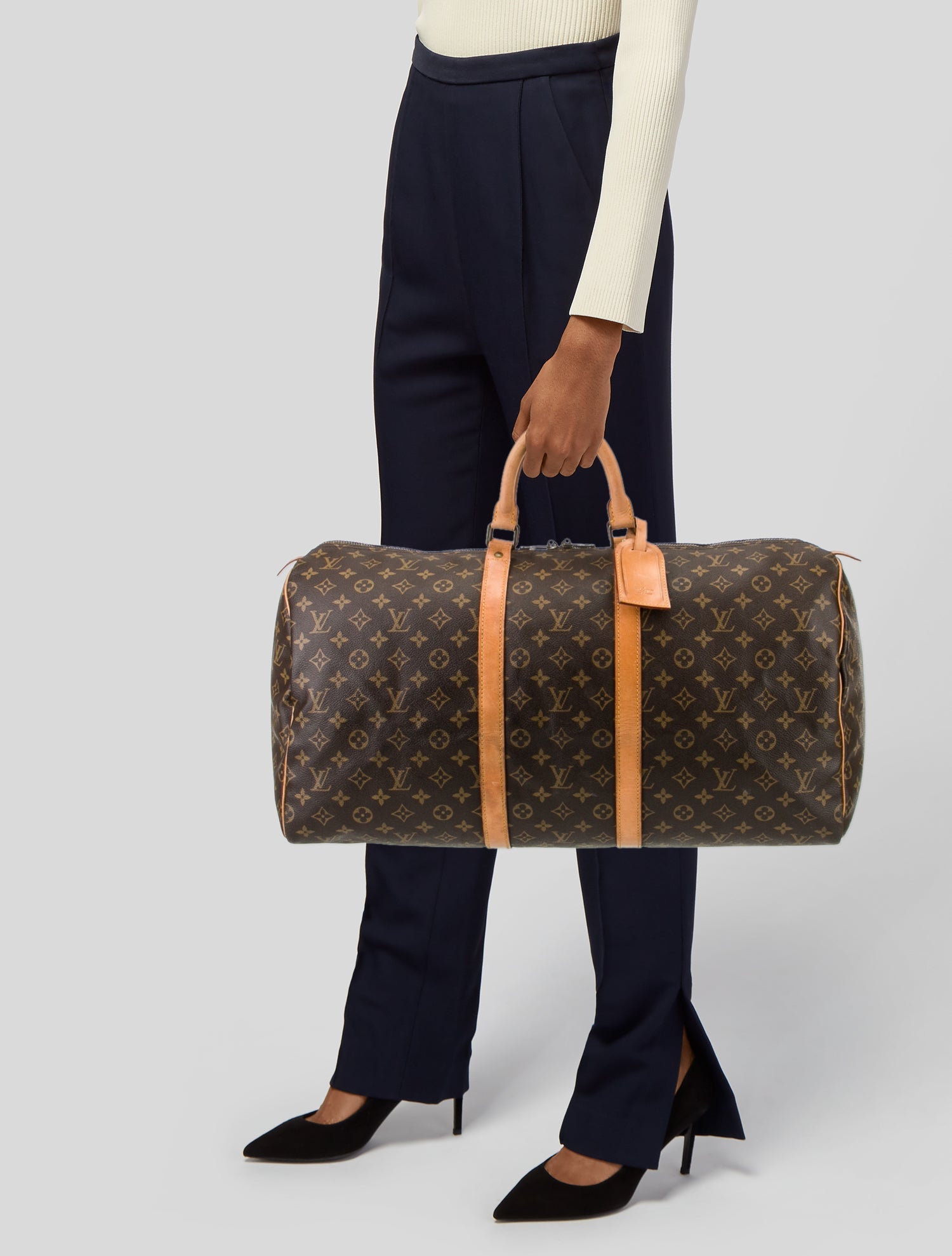 Louis Vuitton LV Monogram Keepall 55 Vintage