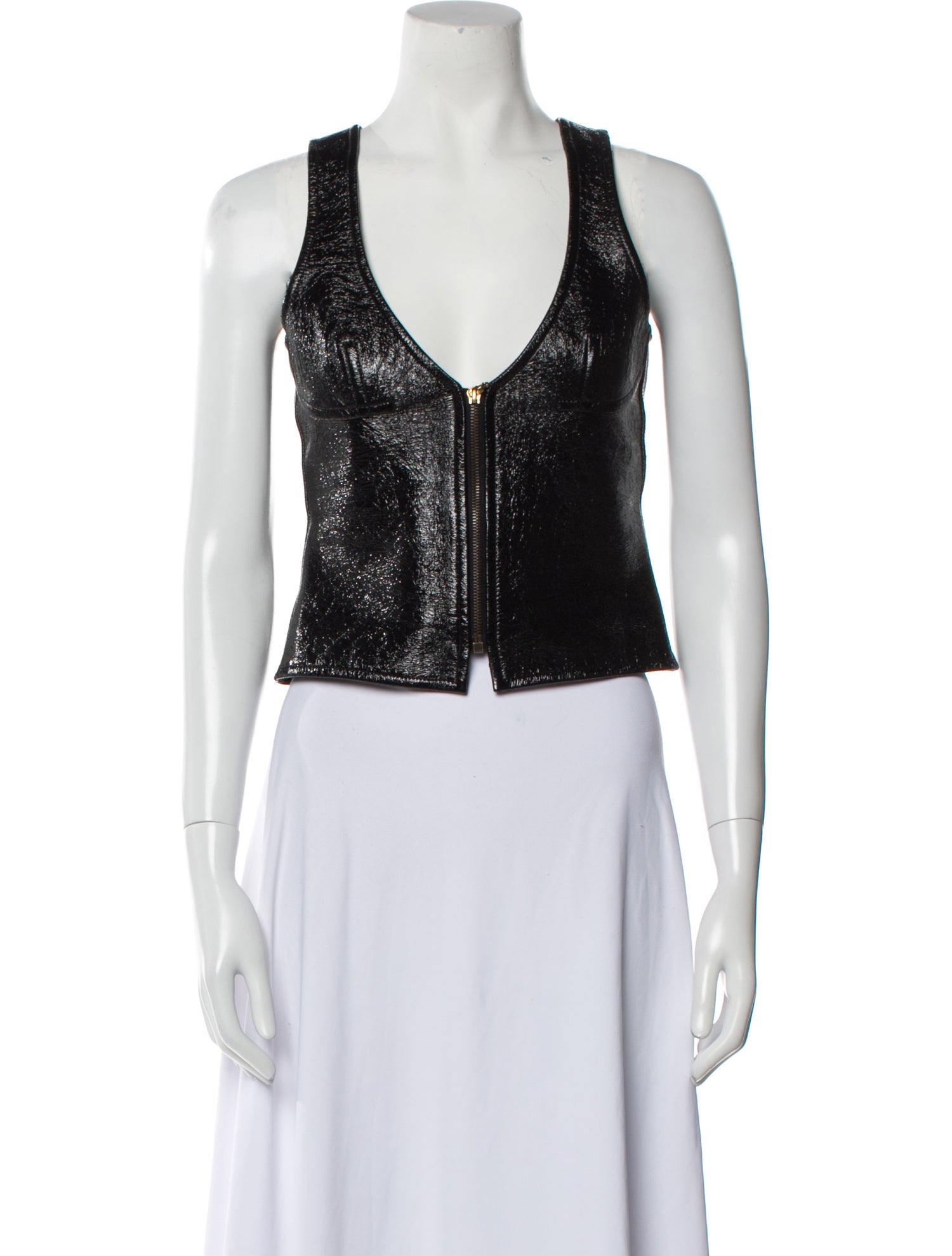 Louis Vuitton 2014 Lambskin Crop Top