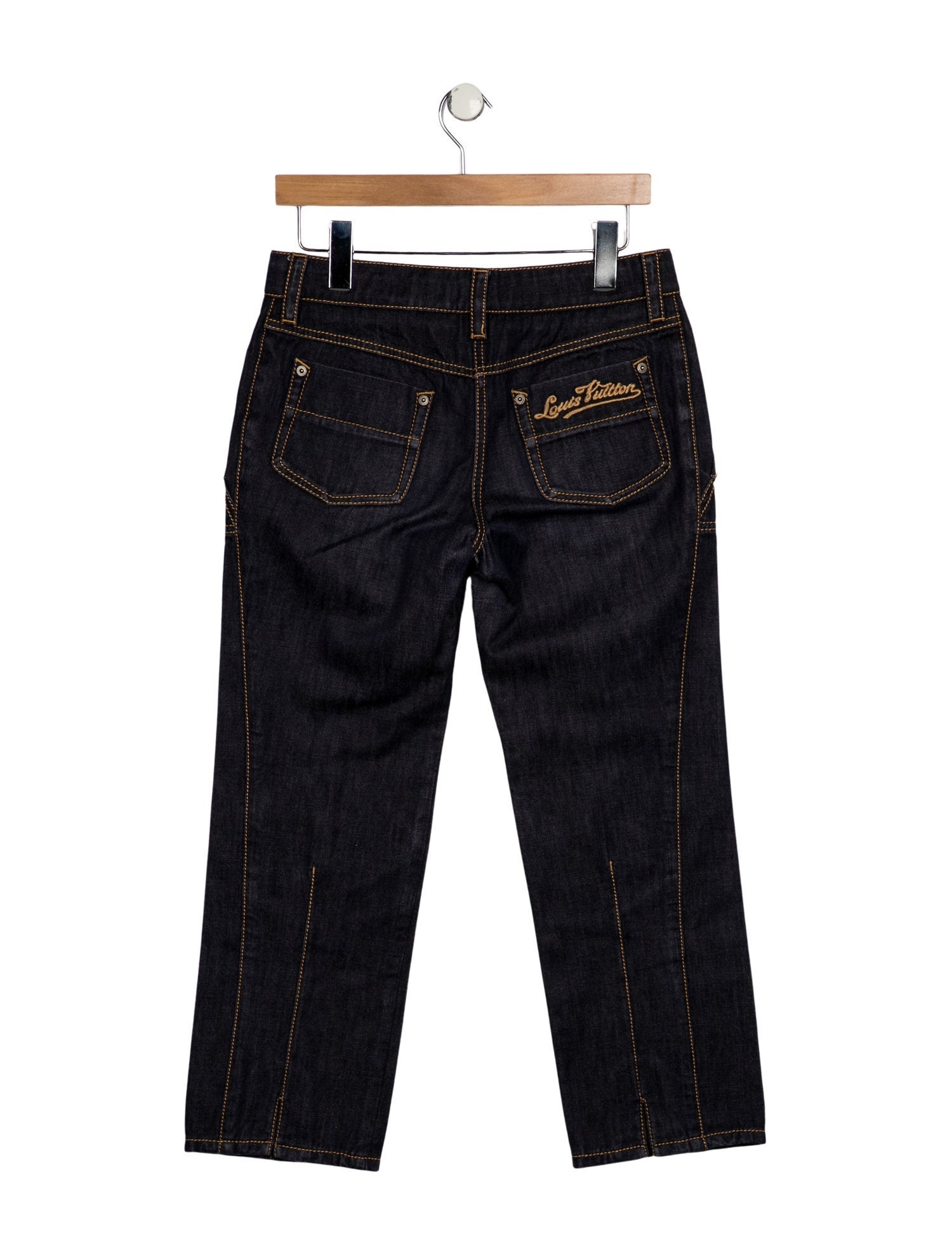 Louis Vuitton Mid-Rise Straight Leg Jeans