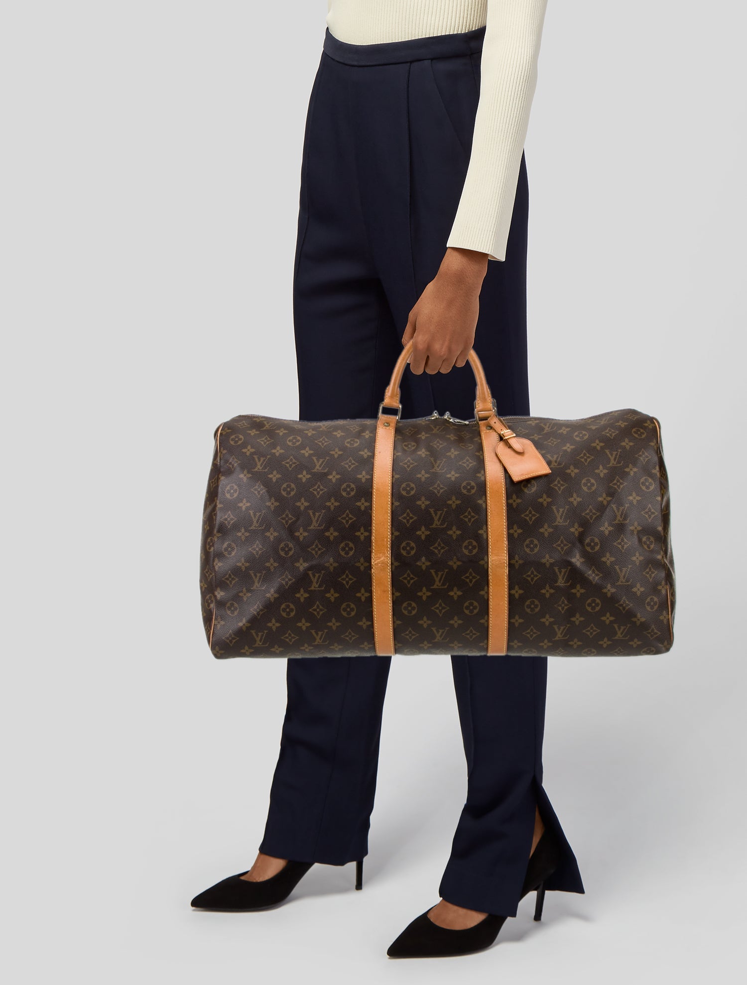 Louis Vuitton LV Monogram Keepall 60 Vintage