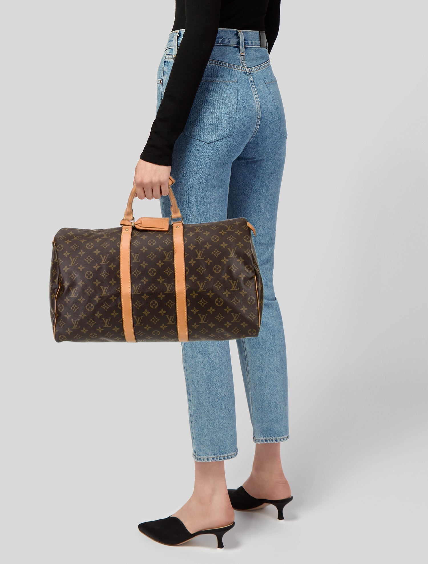 Louis Vuitton LV Monogram Keepall 50 Vintage