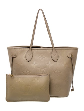 Louis Vuitton LV Monogram Neverfull w/Pouch MM