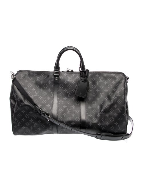 Louis Vuitton Monogram Eclipse Keepall Bandouliere 55