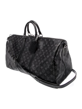 Louis Vuitton Monogram Eclipse Keepall Bandouliere 55