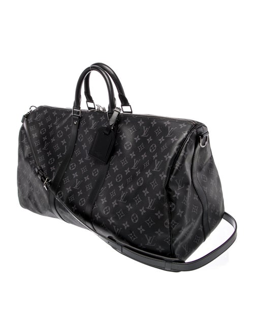 Louis Vuitton Monogram Eclipse Keepall Bandouliere 55
