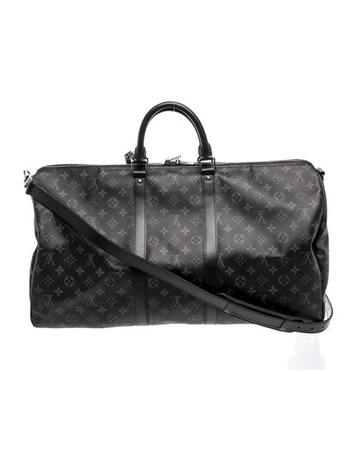 Louis Vuitton Monogram Eclipse Keepall Bandouliere 55