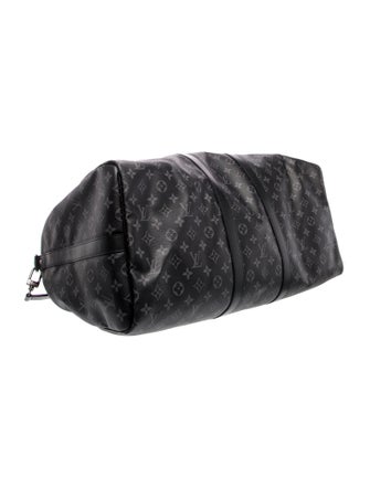 Louis Vuitton Monogram Eclipse Keepall Bandouliere 55