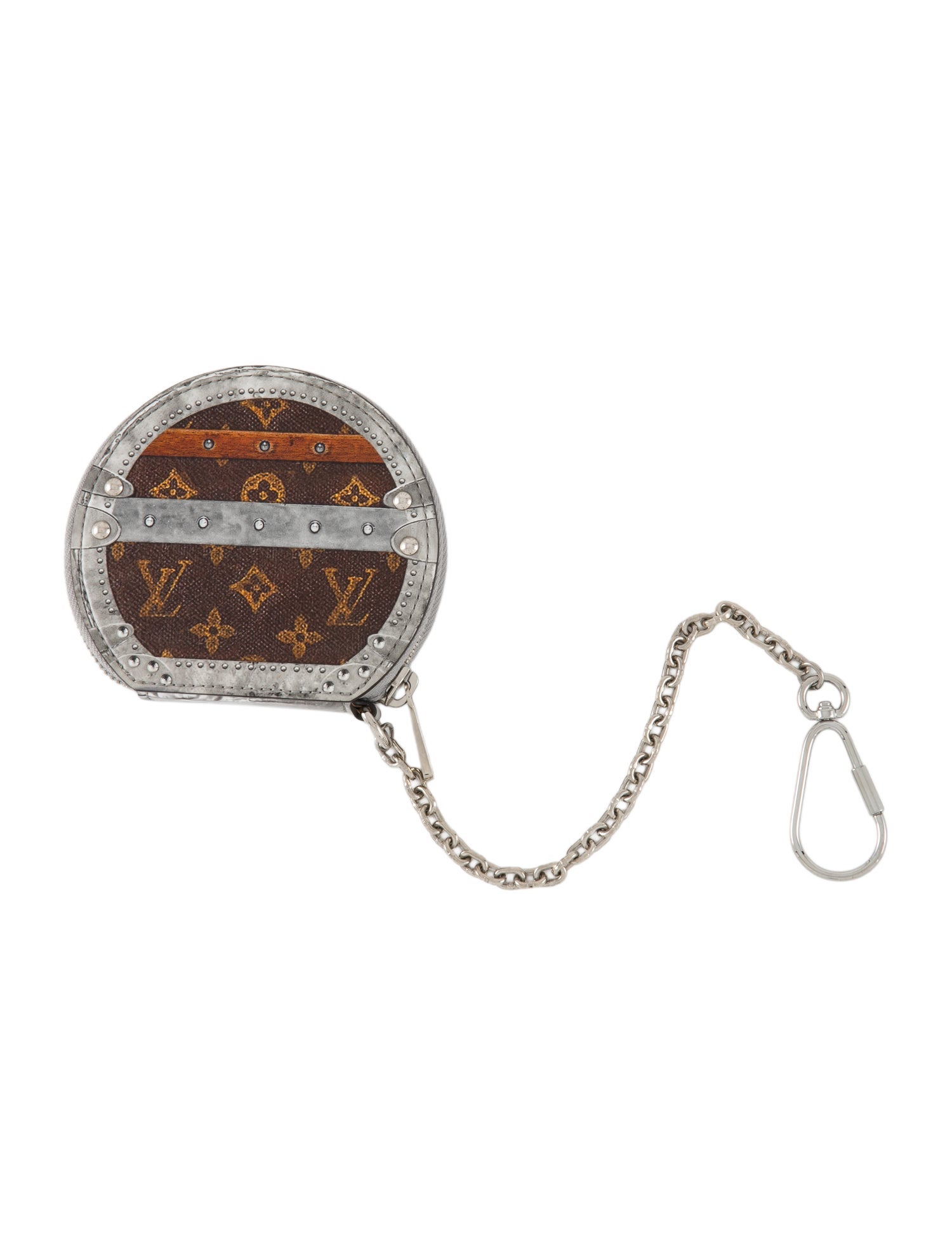 Louis Vuitton Monogram Bôite Chapeau Time Trunk Coin Purse