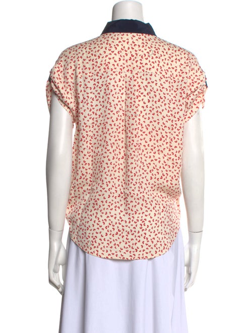 Louis Vuitton 2012 Silk Button-Up Top