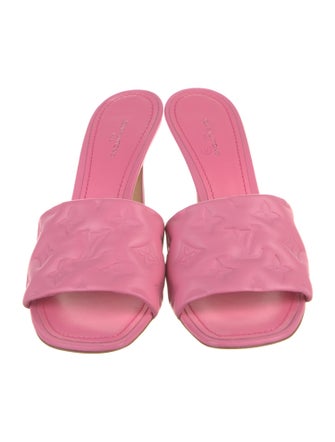 Louis Vuitton Monogram Pattern Leather Slides