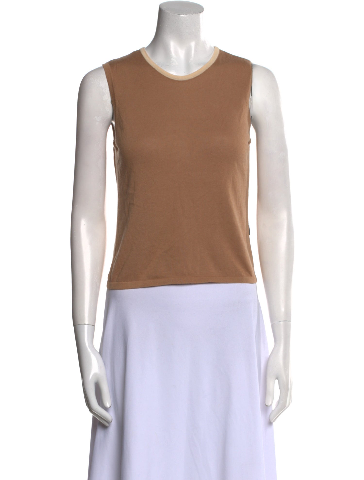 Louis Vuitton Crew Neck Sleeveless Top