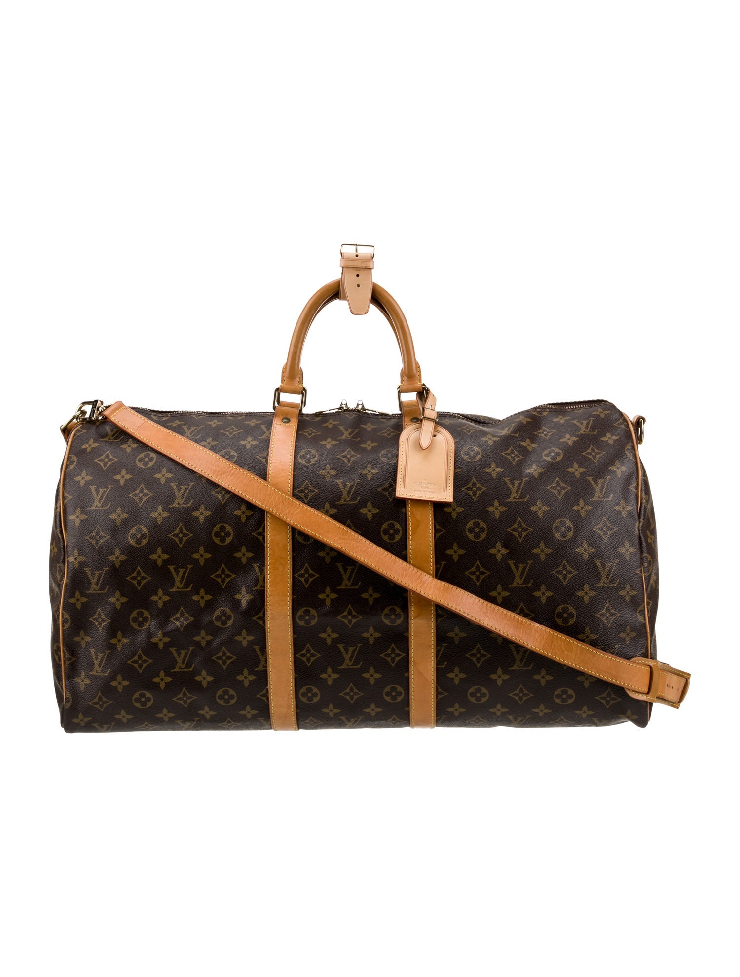 Louis Vuitton LV Monogram Keepall Bandouliere 55 Vintage