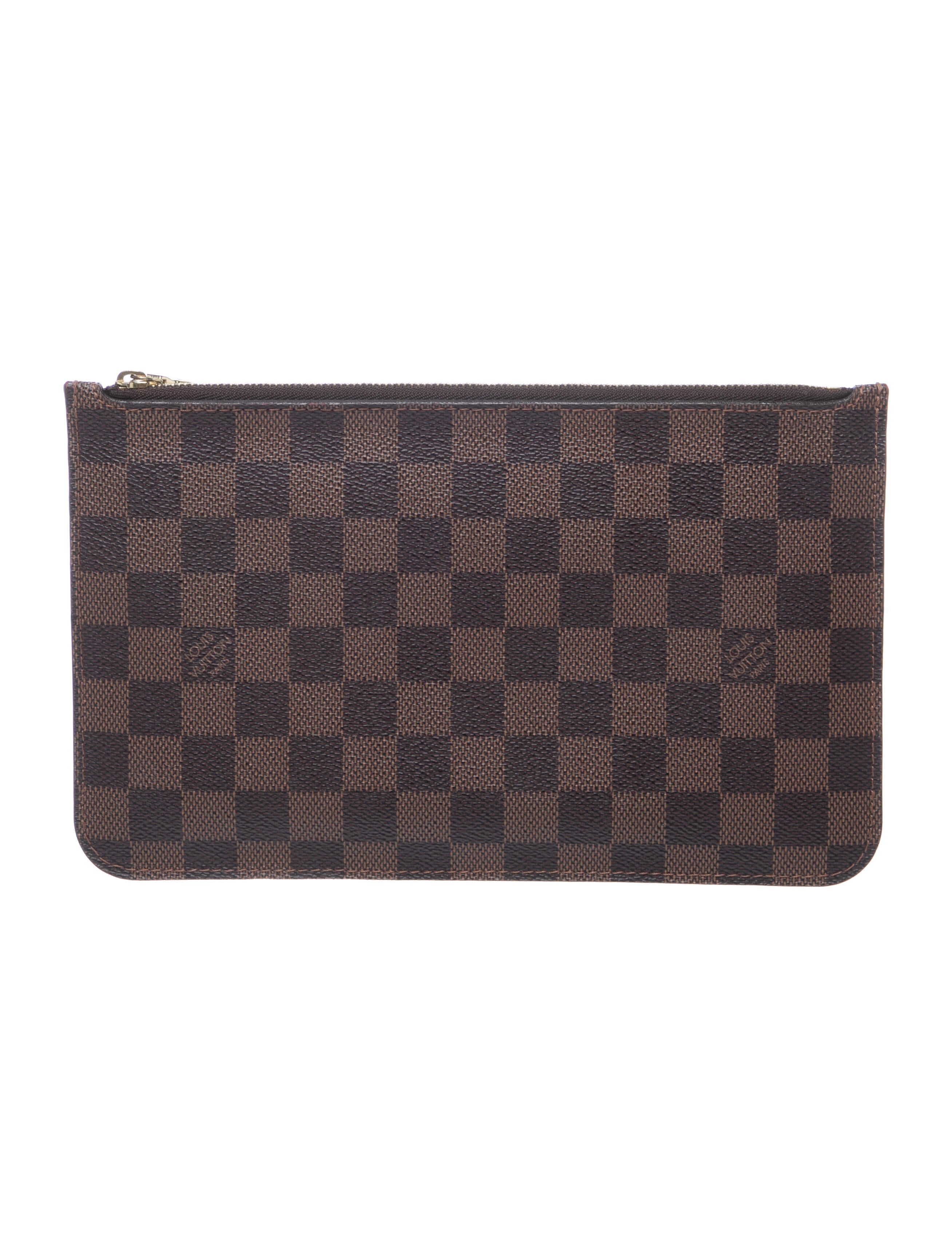 Louis Vuitton Damier Ebene Neverfull Pouch