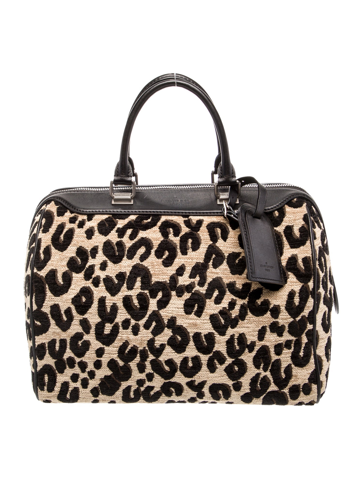 Louis Vuitton Velvet Leopard Speedy 30