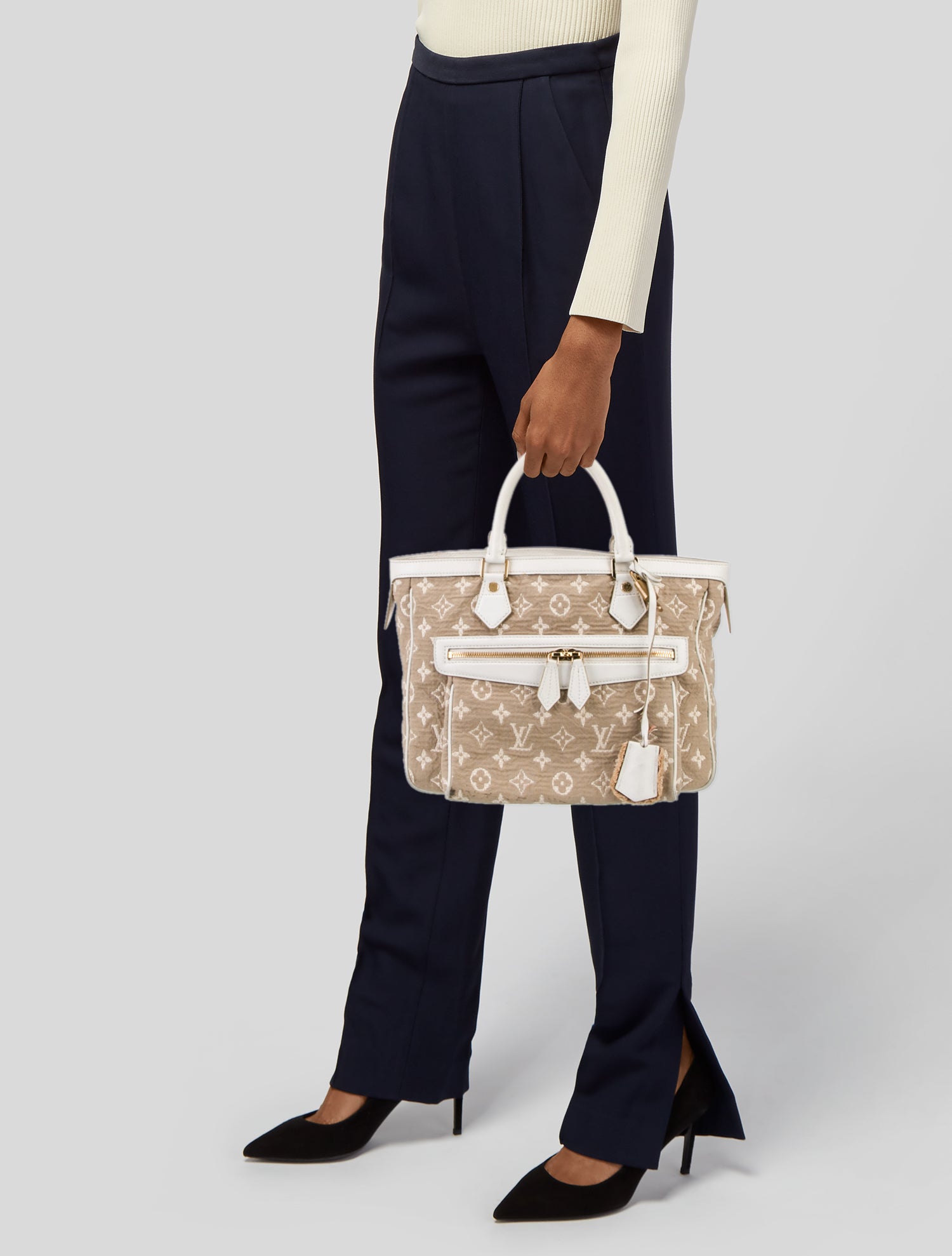 Louis Vuitton LV Monogram Sabbia Cabas MM Vintage