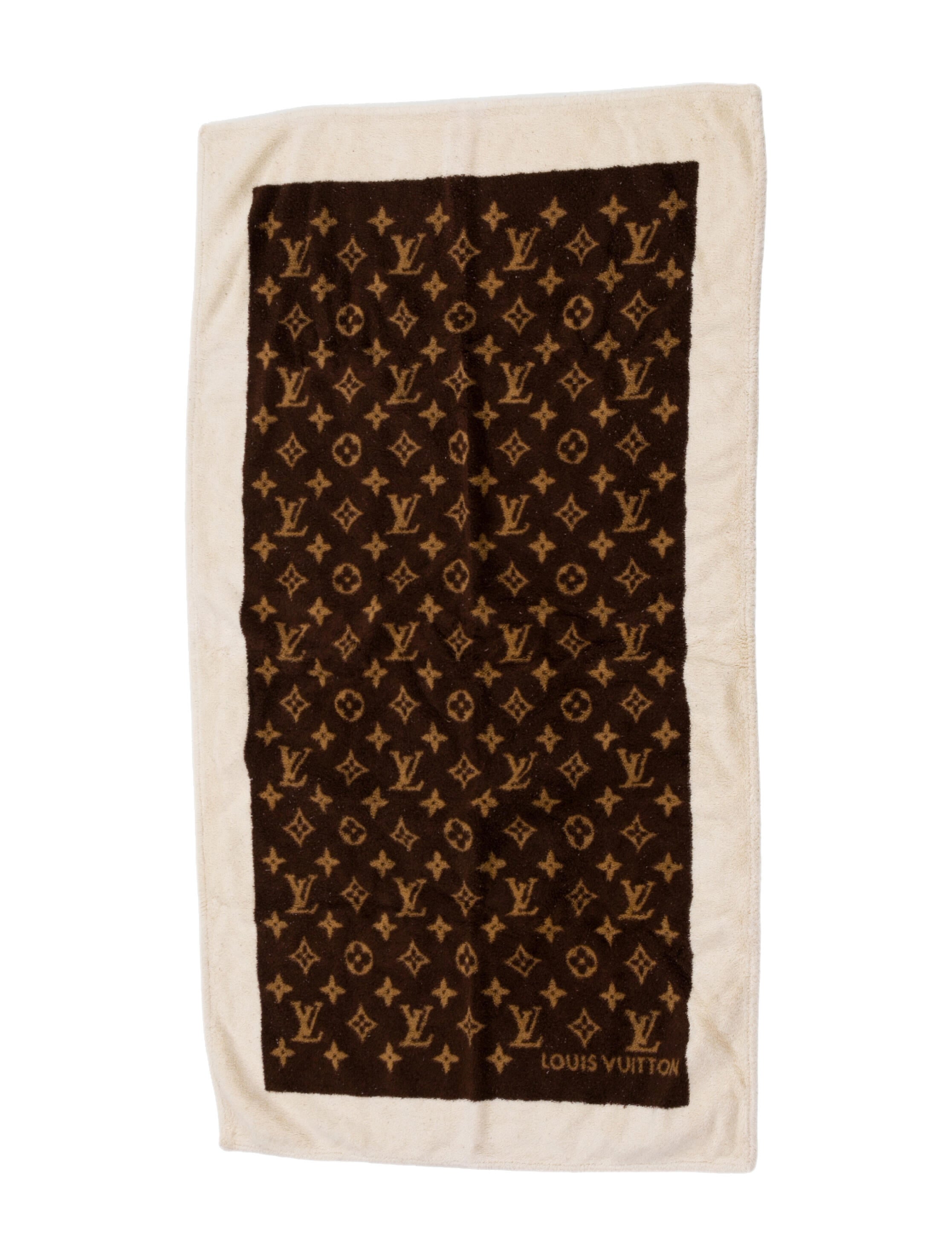 Louis Vuitton Cotton Monogram Beach Towel