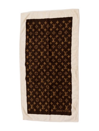 Louis Vuitton Cotton Monogram Beach Towel
