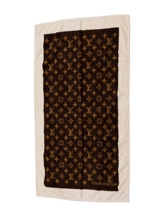 Louis Vuitton Cotton Monogram Beach Towel