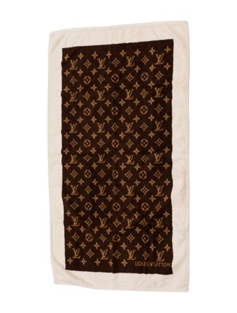 Louis Vuitton Cotton Monogram Beach Towel
