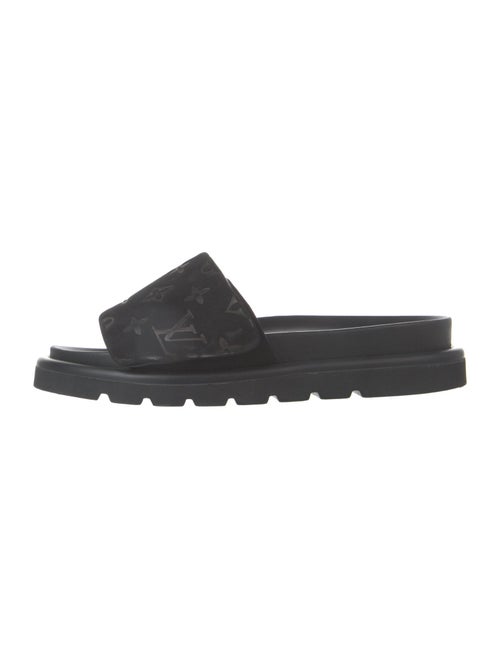 Louis Vuitton Suede Slides
