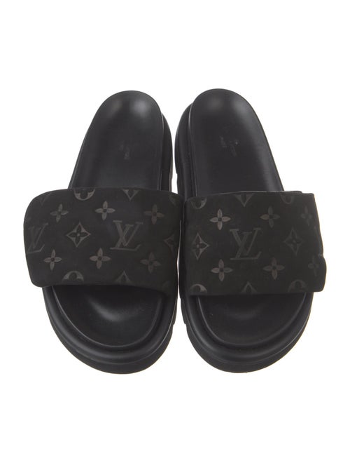 Louis Vuitton Suede Slides